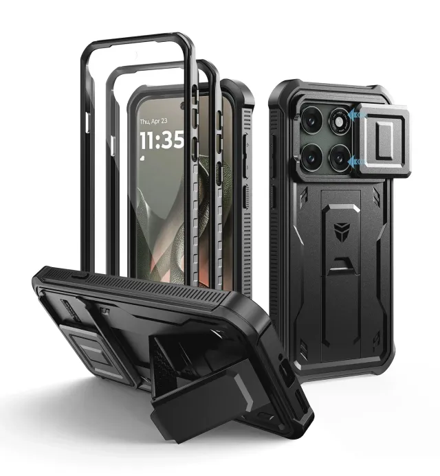 Dexnor Cover Motorola Moto Edge 2026 6.3" Nera Antiurto Stand
