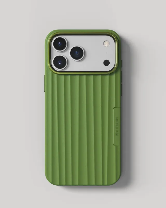 Nudient Bold Case custodia iPhone 17 Pro Max Khaki MagSafe