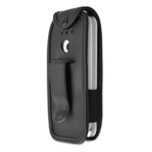 caseroxx Serea 51 borsello pelle nero clip cintura