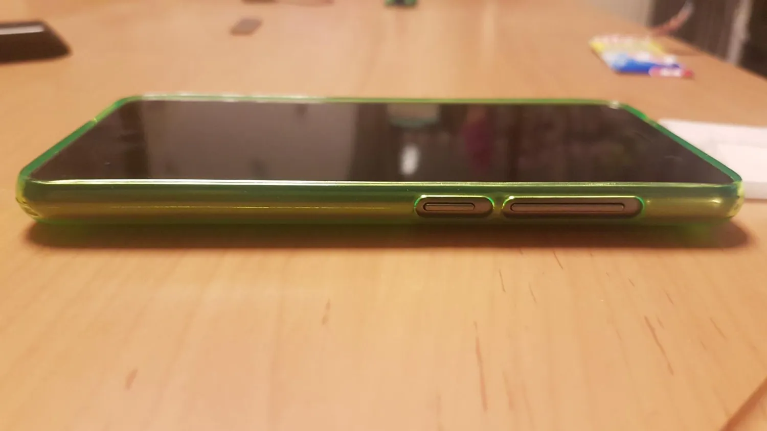 caseroxx TPU custodia Gigaset GS160 GS170 verde antiurto