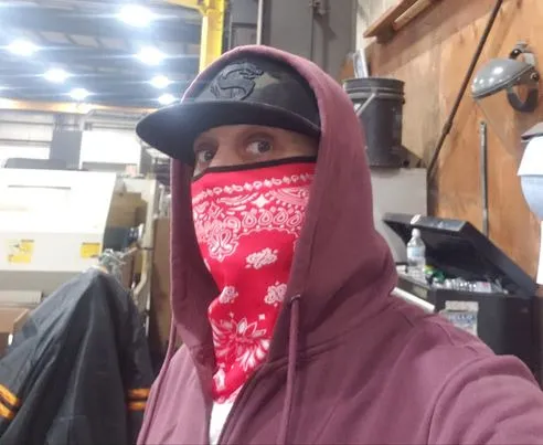 MoKo bandana scaldacollo triangolare poliestere traspirante 3 pezzi