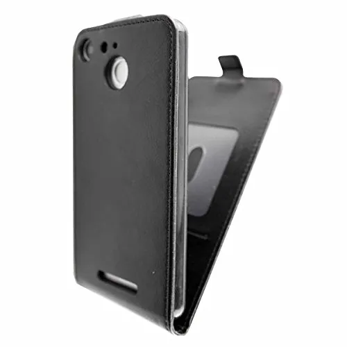 caseroxx Flip Cover Archos 50B Cobalt custodia nera