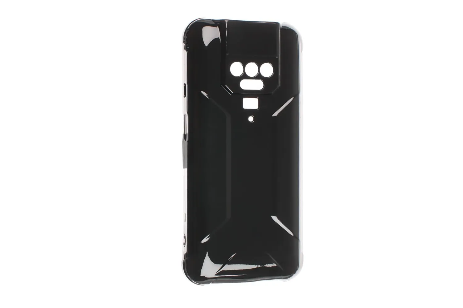 caseroxx TPU Custodia Cubot KingKong 8 nera antiurto