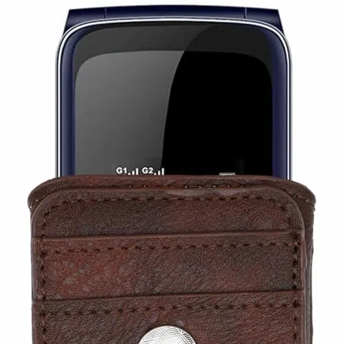 caseroxx Guwet 2G borsello cintura pelle azzurro passante
