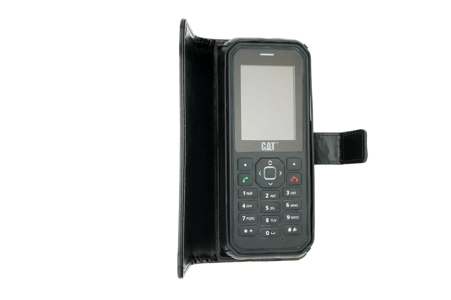 caseroxx Bookstyle Cat B40 custodia a libro nera portacarte