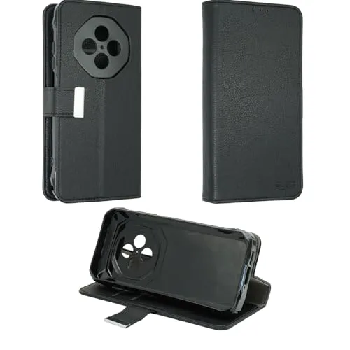 caseroxx Bookstyle custodia a libro Blackview Fort 1 nera carte