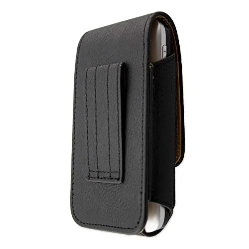 caseroxx Alcatel 2008G borsa pelle nera con passante