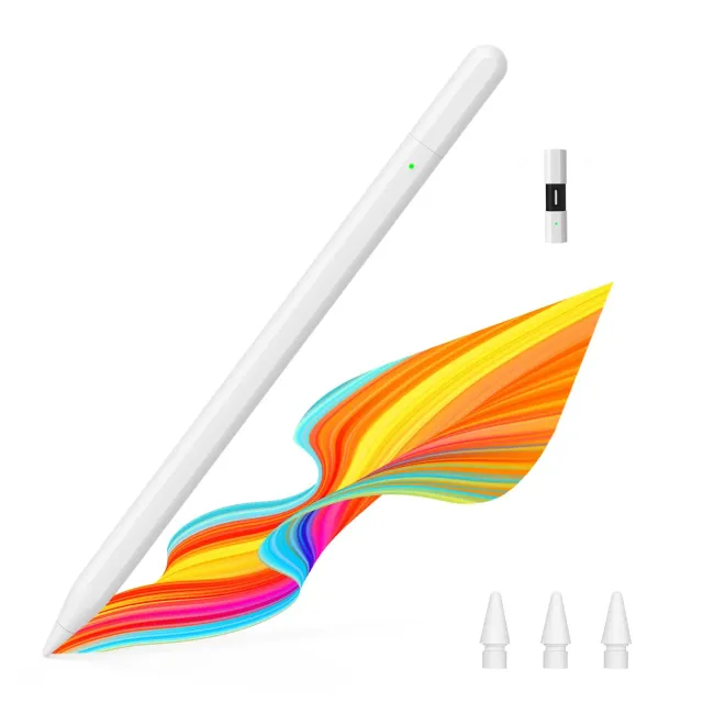 MoKo Penna Stilo USB-C iPad Bianca Ricarica Rapida