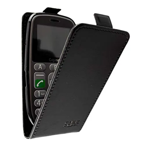 caseroxx Trevi MAX 24 flip cover nera finta pelle