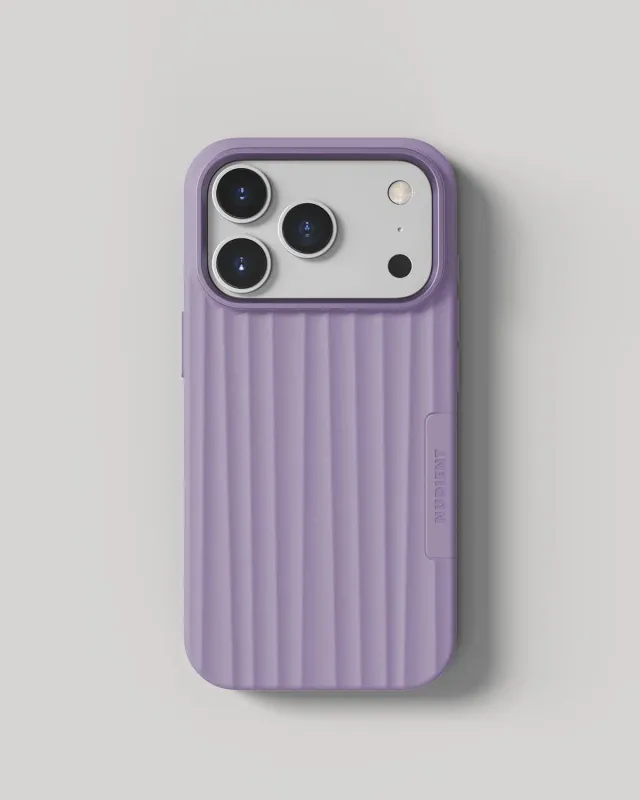 Nudient Bold Case cover iPhone 17 Pro Lupine Purple MagSafe