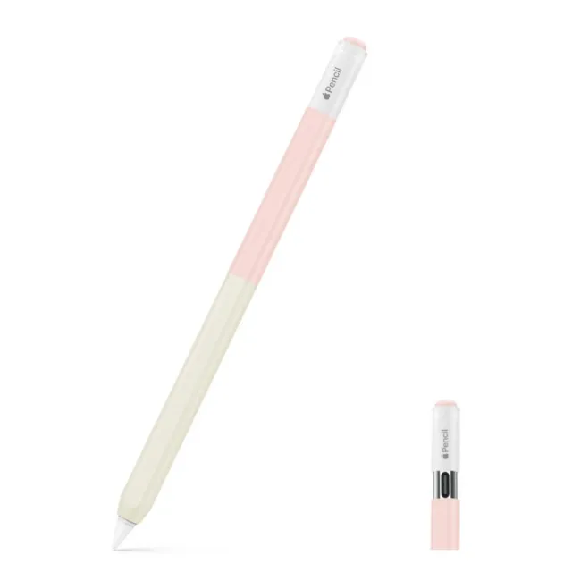 MoKo Apple Pencil USB-C cover silicone rosa latte