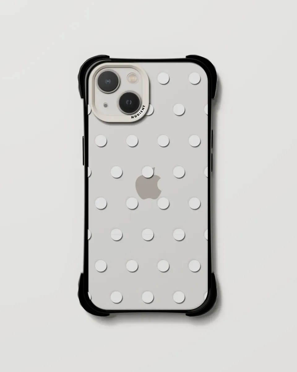 Nudient Form Bumpy Case cover antiurto trasparente