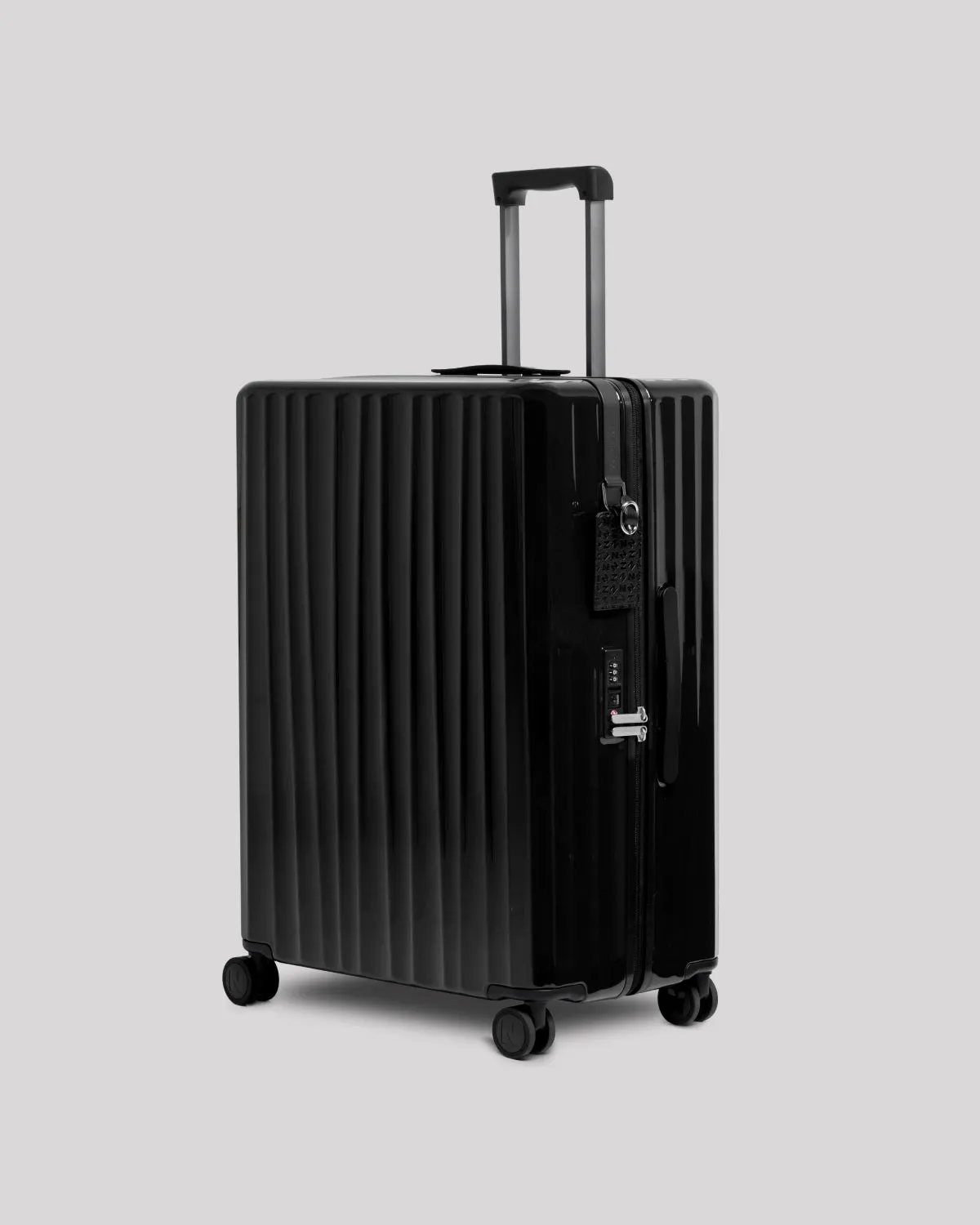 Nudient Bold Check-in V2 valigia L Charcoal Black leggera