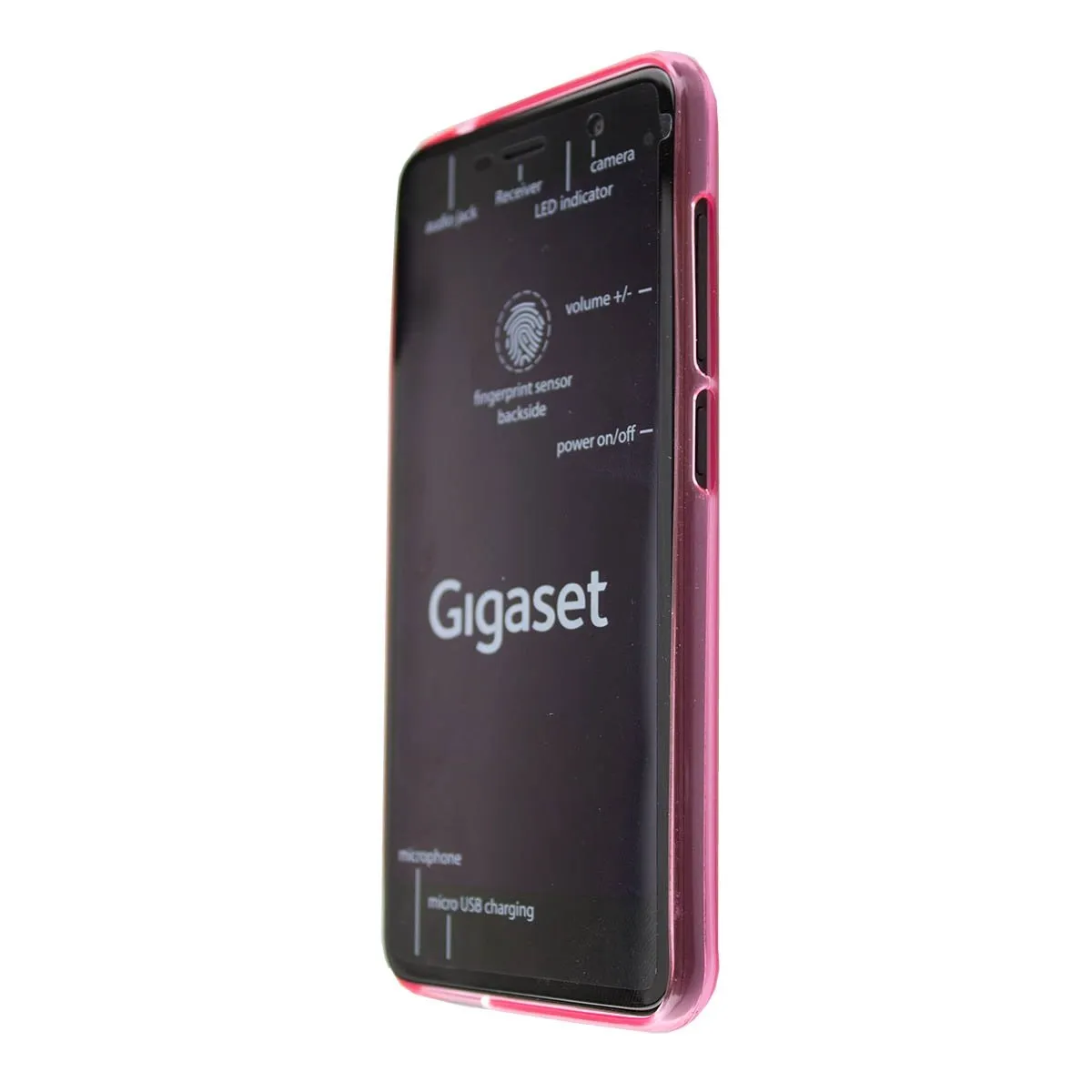 caseroxx Gigaset GS160/GS170 cover TPU fucsia antishock