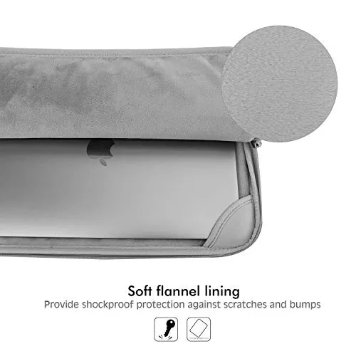 MoKo Borsa Laptop 15,6 Pollici Grigio Scuro Impermeabile
