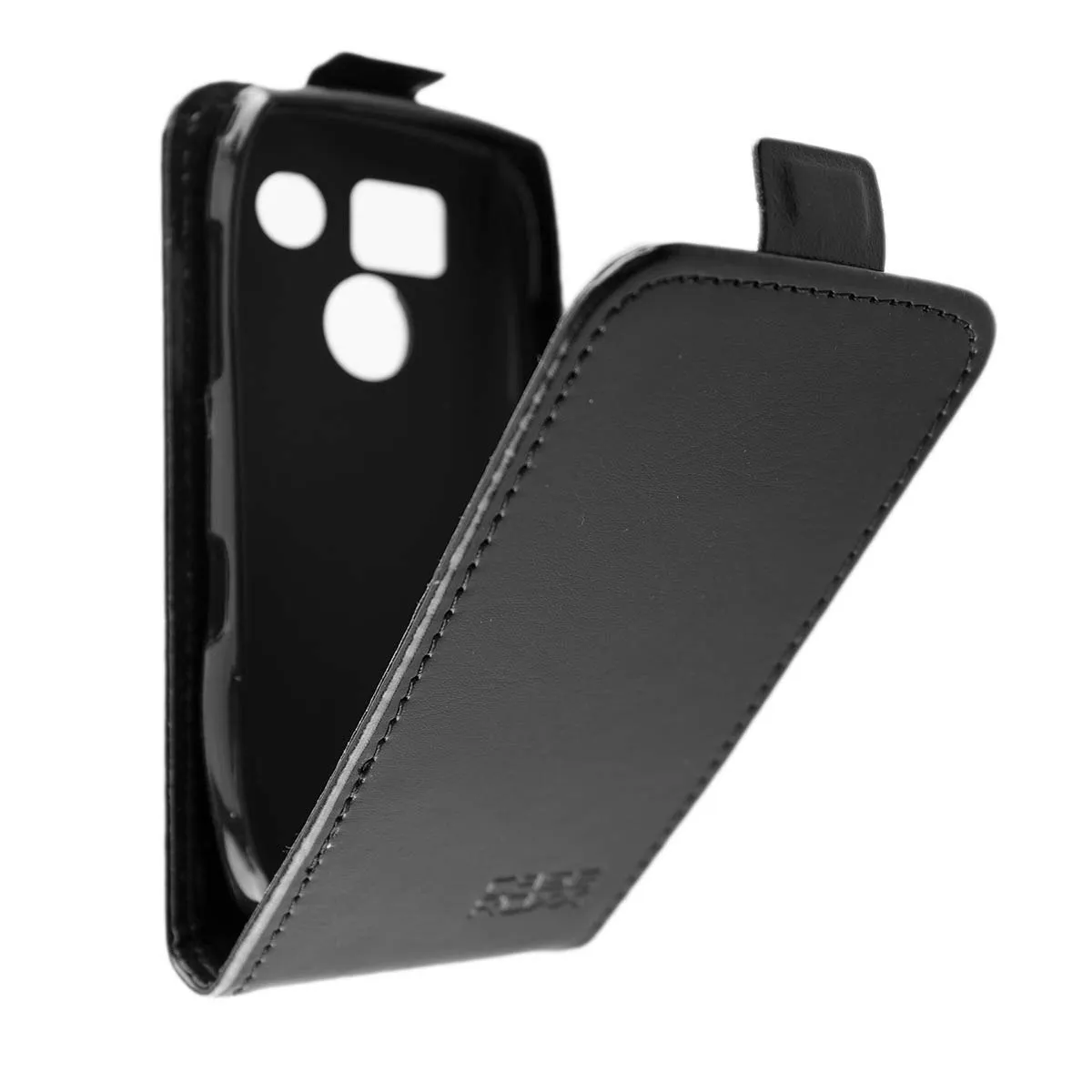 caseroxx C1 C1+ flip cover nera chiusura magnetica