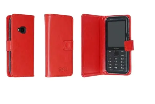 caseroxx Bookstyle Nokia 5310 (2024) custodia rosso portafoglio