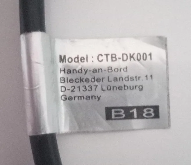 caseroxx Blackview BV8000 Pro cavo USB 1m nero