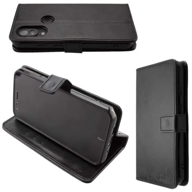 caseroxx Cat S62/S62 Pro custodia libro pelle nero