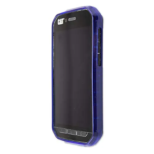 caseroxx TPU Cat S41 custodia azzurra antiurto
