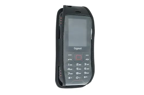 caseroxx custodia in pelle Gigaset GLX8 con clip cintura