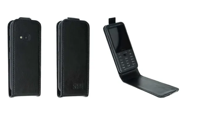caseroxx Flip Cover Nokia 5310 (2024) custodia nero pelle