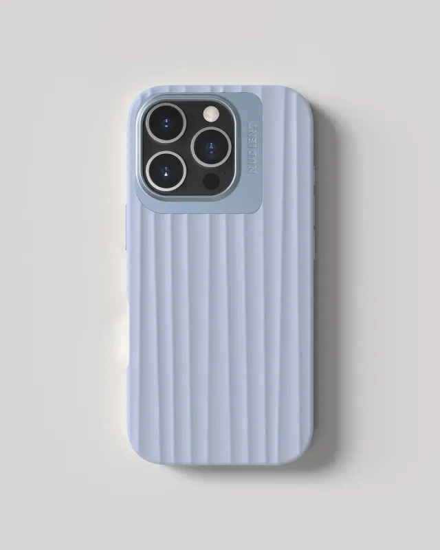 Nudient Bold Case iPhone 16 Pro cover Aura Blue MagSafe