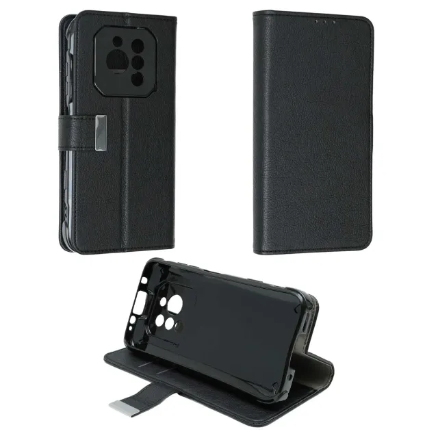 caseroxx Bookstyle custodia a libro per RugOne Xever 7 nera magnete