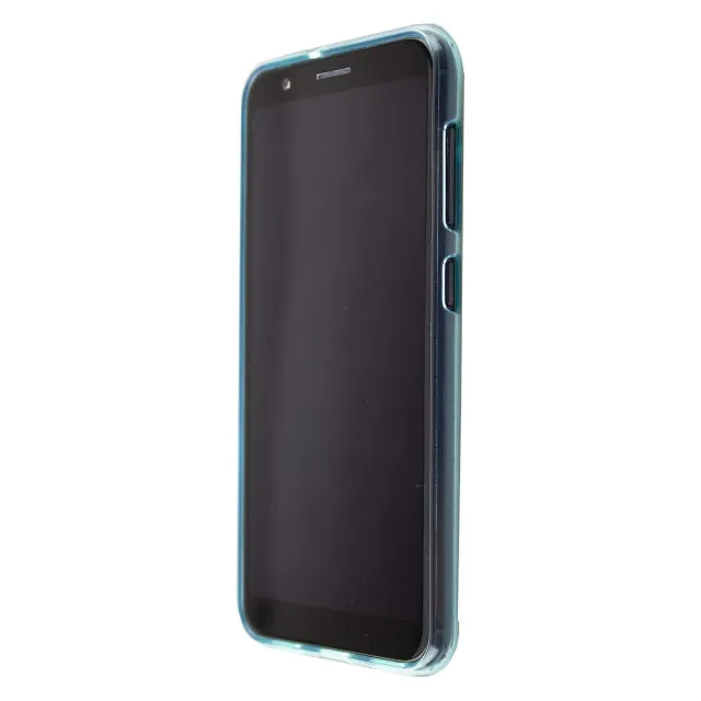 caseroxx TPU custodia Gigaset GS185 azzurra antiurto