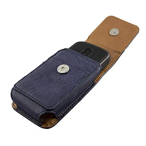 caseroxx per Doro 6040/6041 custodia a tasca azzurra vera pelle