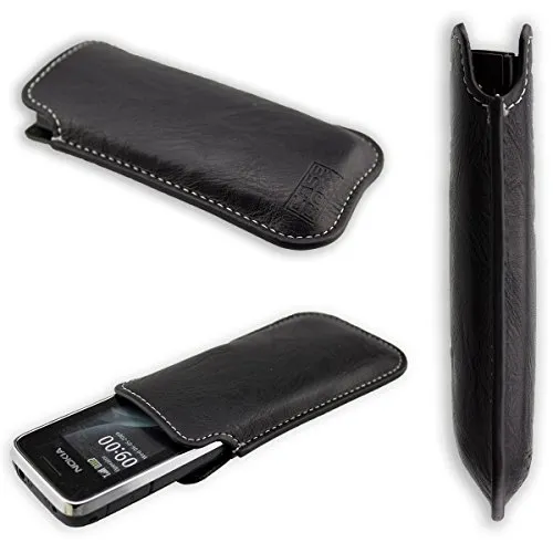 caseroxx Business-Line Nokia 2700/2730 custodia nero con clip