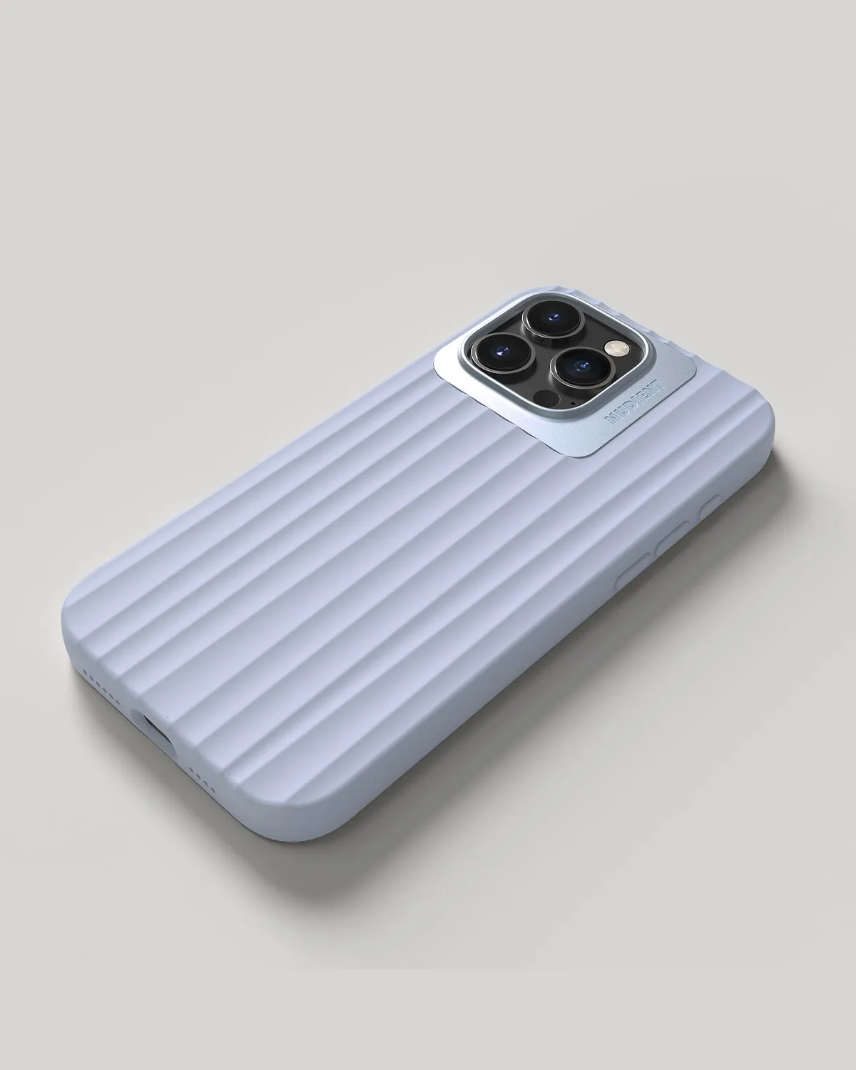 Nudient Bold Case iPhone 16 Pro Max cover Aura Blue MagSafe