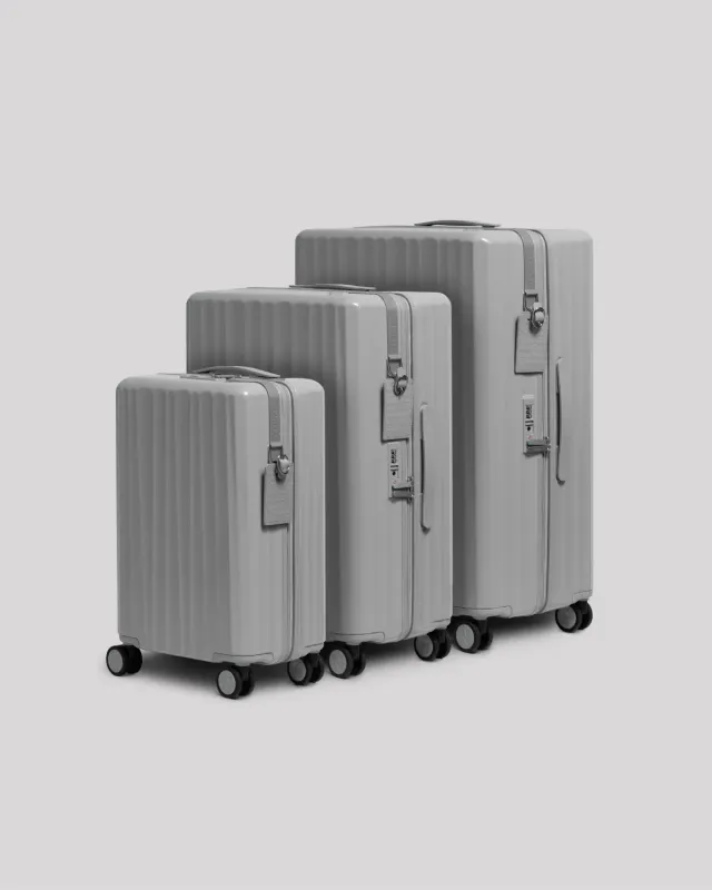 Nudient Bold Urban Grey set valigie Cabin + M + L
