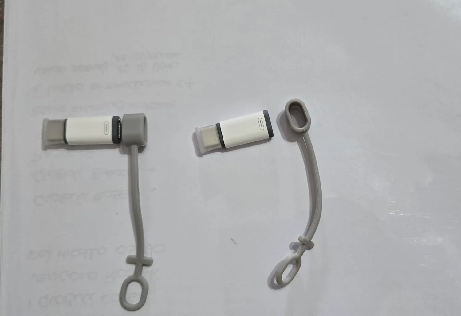 MoKo Adattatore Lightning a USB-C Solo Ricarica 4 Pezzi grigio