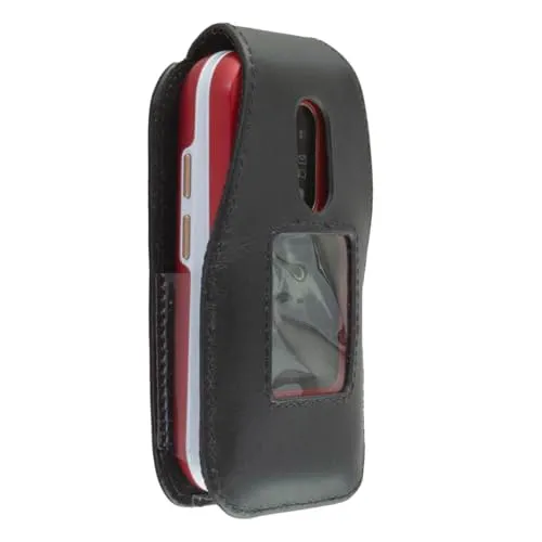 caseroxx Borsello Doro 6880 Pelle Nera Clip Cintura