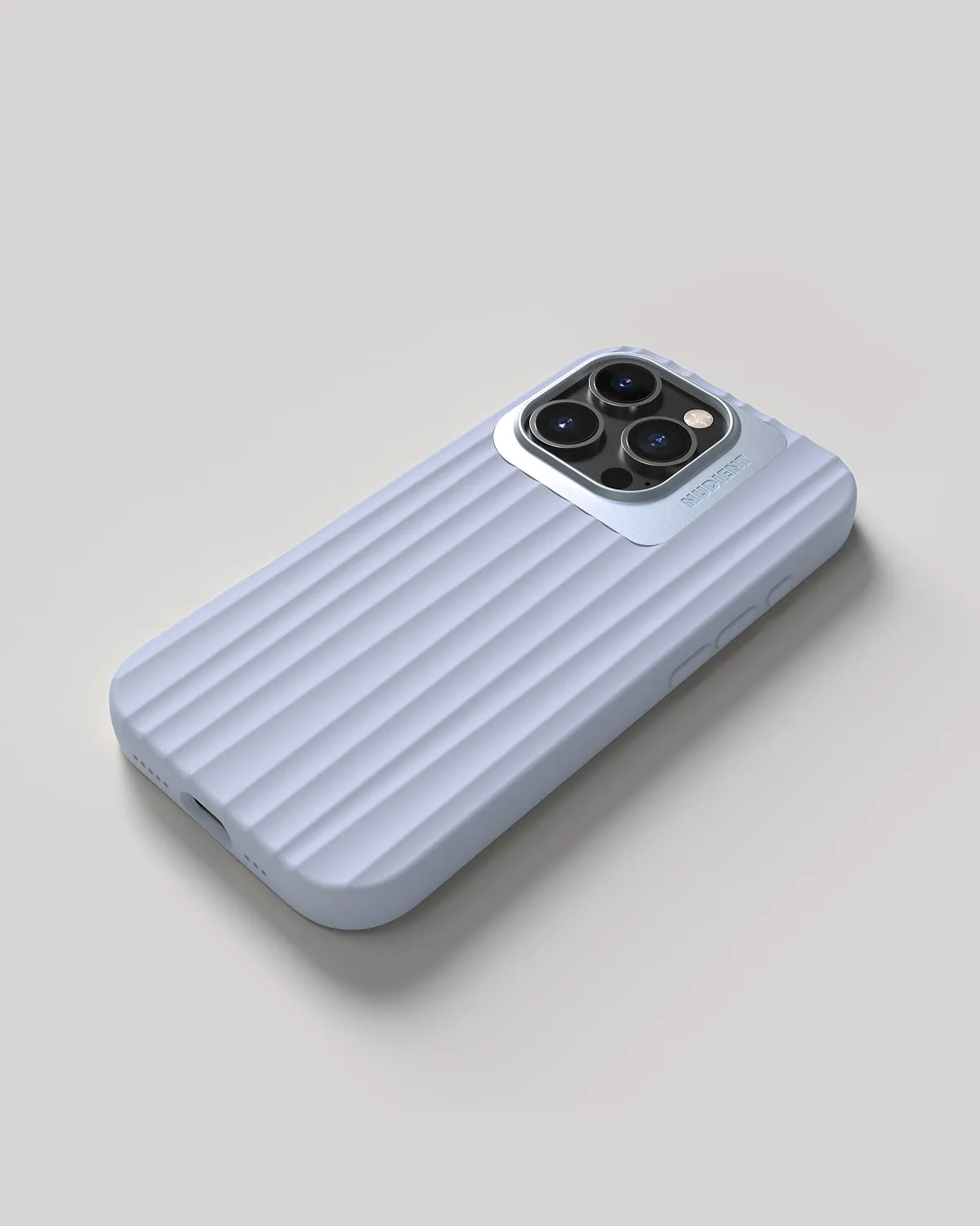 Nudient Bold Case iPhone 16 Pro cover Aura Blue MagSafe