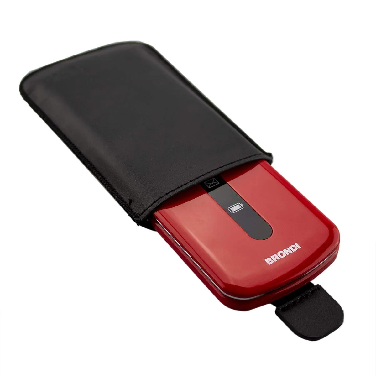 caseroxx Slide Custodia Brondi President nero finta pelle