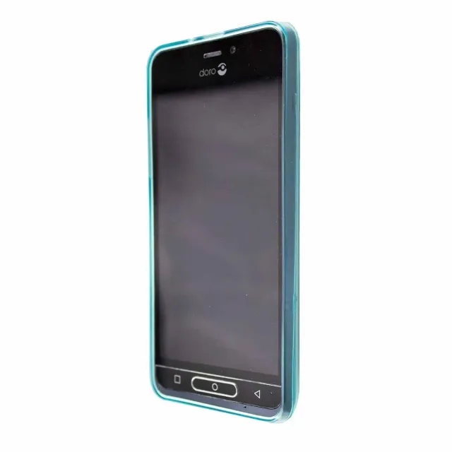 caseroxx TPU Doro 8035 custodia azzurra antiurto