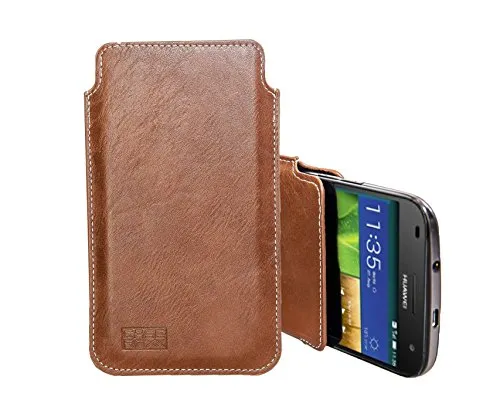 caseroxx Business-Line fondina Huawei Ascend G7 marrone