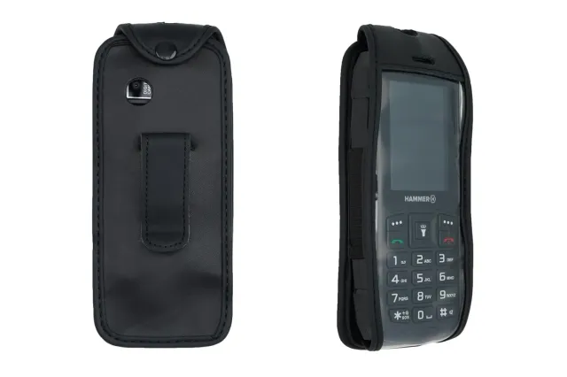 caseroxx Custodia Hammer Basalt nera finestra cintura