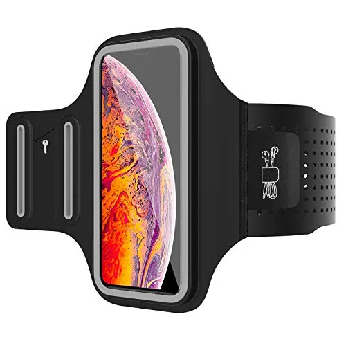 MoKo fascia braccio running smartphone 6,5 pollici nero