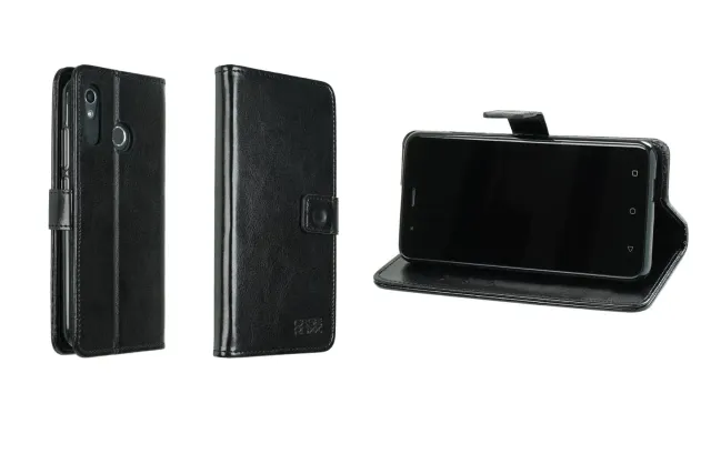 caseroxx Bookstyle cover Gigaset GS270 Plus nero portafoglio