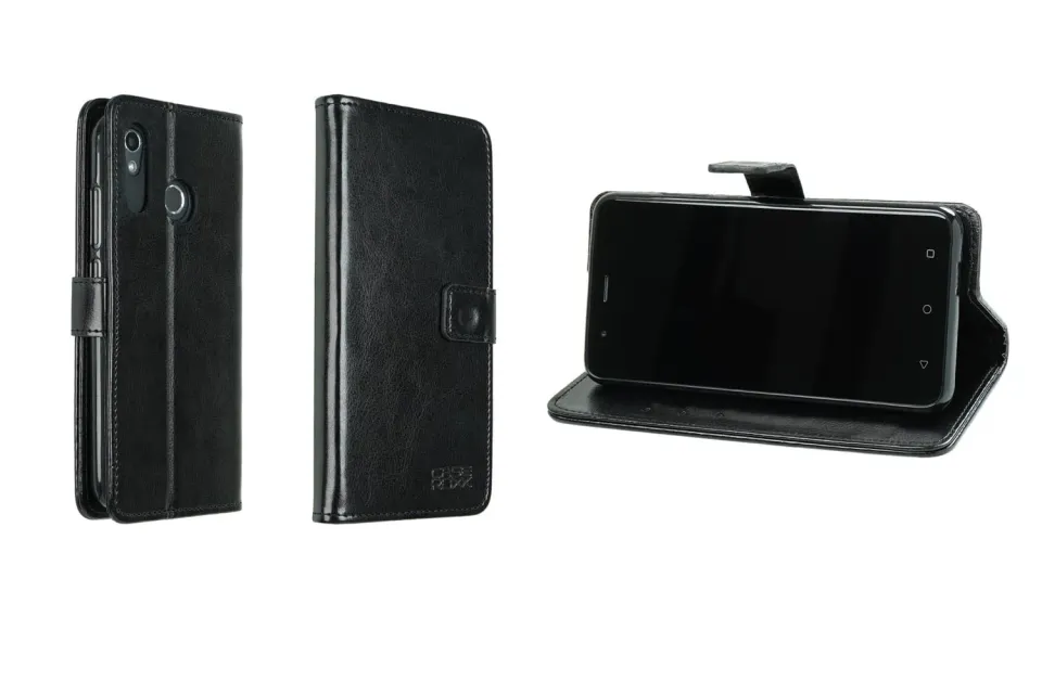 caseroxx Bookstyle cover Gigaset GS270 Plus nero portafoglio