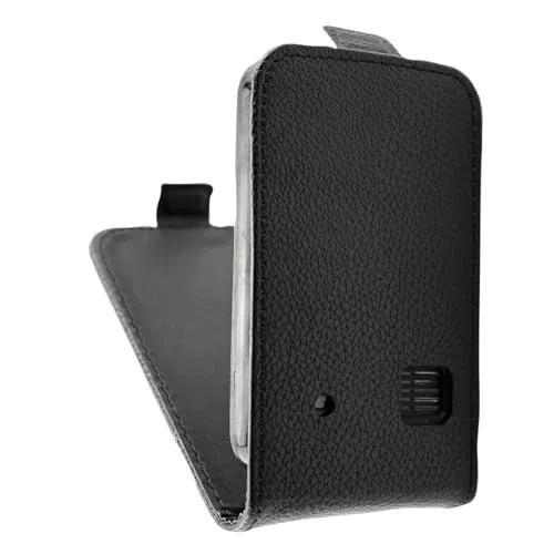 caseroxx Flip Cover Dexcom G6 Receiver Custodia Nero Finta Pelle