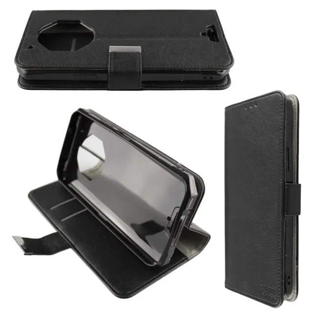 caseroxx custodia Bookstyle Oukitel WP13 nero portafoglio