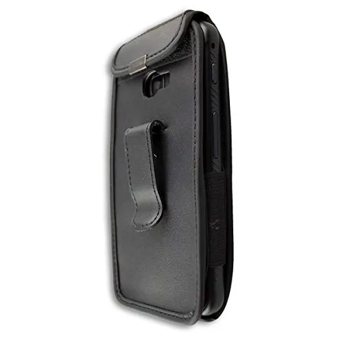 caseroxx Samsung XCover 4/4s borsello nero vera pelle finestra