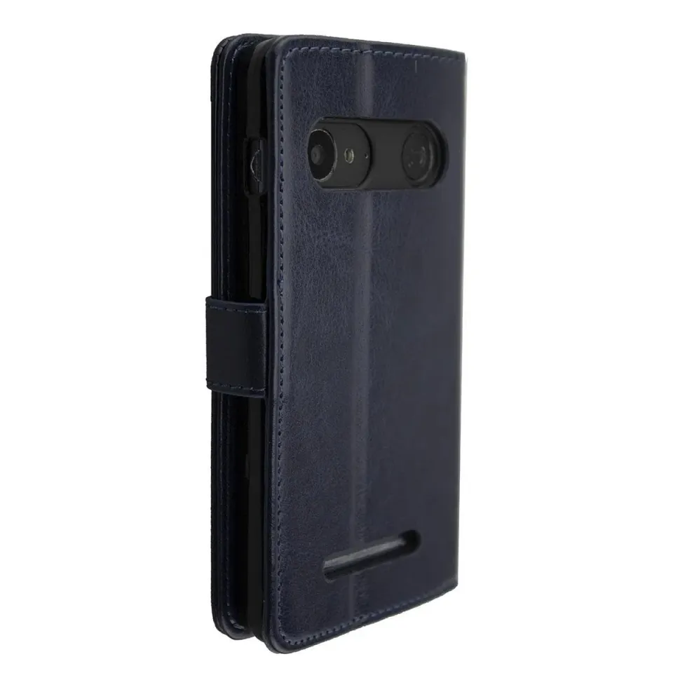 caseroxx Bookstyle Doro 8035 custodia azzurra carte