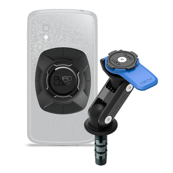 Quad Lock Kit Moto Universale supporto manubrio bundle nero