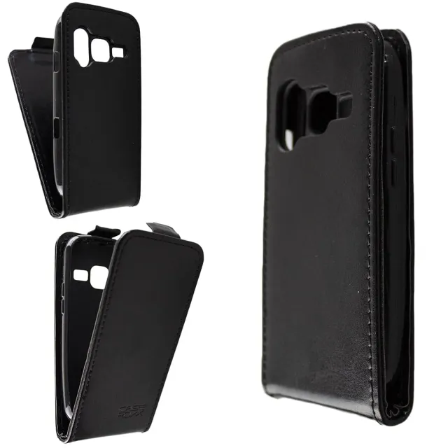 caseroxx Flip Cover Doro Primo 218/368 custodia nera magnetica