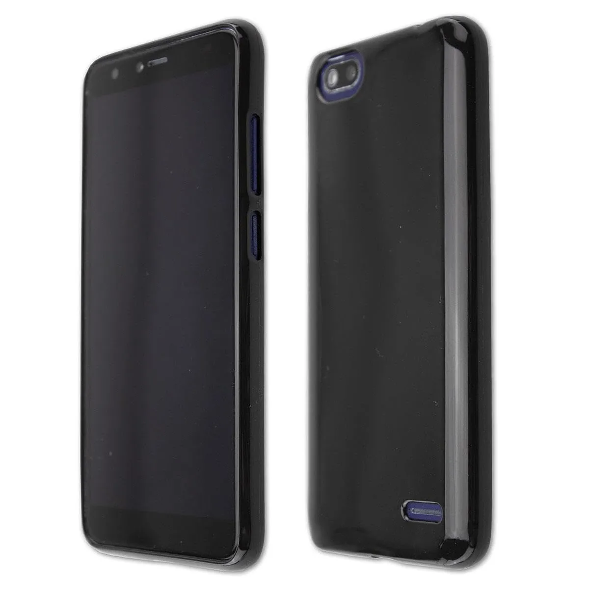 caseroxx Gigaset GS100 cover TPU nera antiscivolo